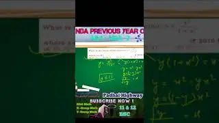 #NDA |NDA PREVIOUS YEAR QUESTION PAPER #BYHMSIR #Shorts #youtube #shortsvideo#Defence