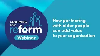How partnering with older people can add value to your organisation