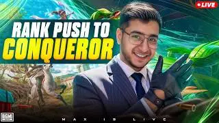 #1 RANK PLAYER MAXPLAYZ🔥| CONQUEROR LOBBY GAMEPLAY | BGMI LIVE | #bgmilive #shortslive
