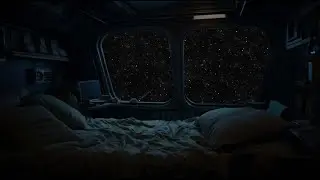 Spaceship Sleeping Space | Relaxing Sounds Dispel Stress Helps You Study & Sleep Better | ASMR