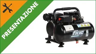 Presentazione del Fiac SUPERSILENT 6/1 - Compressore aria elettrico compatto portatile 1HP - 6 lt