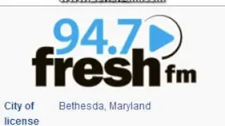 WIAD 94.7 Fresh FM Bethesda, MD TOTH ID at 8:00 p.m. 7/15/2014