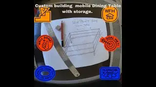 I custom built a mobile Dining Table with storage facility and you wont believe the result!!!
