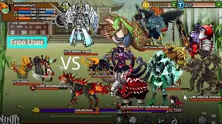 FREE USER NINJA SAGA MENCOBA LAWAN BOSS EUDEMON !! #3
