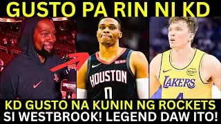 KD Gusto Maging KAKAMPI ulit si Westbrook | Knecht BAGSAK ang TRADE VALUE