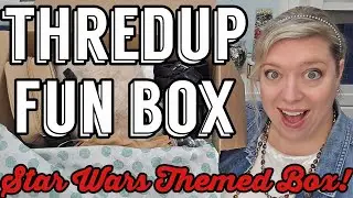 STAR WARS ✨in this Thredup Fun Box Unboxing! #mysterybox 