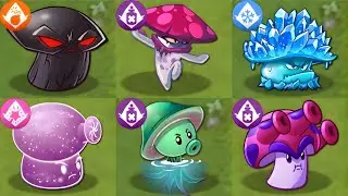 ALL SHROOM & PREMIUM PLANTS MAX LEVEL! vs PVZ 2 ALL FINAL BOSSES - PvZ 2 Mod Final Boss