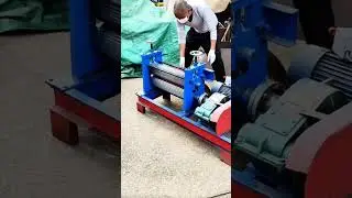 Metal Sheet Forming Process with Roll Machines #shorts