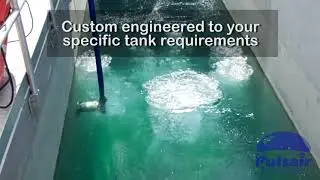 Municipal Wastewater Mixing | Pulsair Systems | Large Bubble Air Mixer