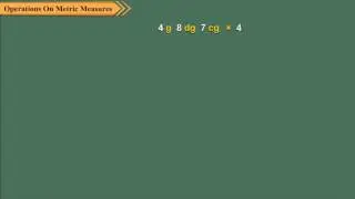 Operations on metric measures