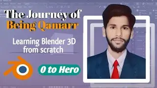 The Beginning of Being Qamarr l 3D Animation using Blender