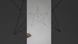 How to draw a 3D star ❤️✨|optical illusion|#art#drawing#artist #illusion#3d#viral#shorts #trending