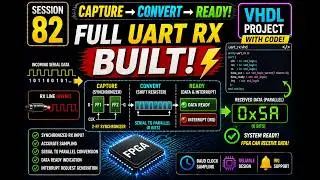 82 ~ VHDL Project : Build UART Receiver in VHDL | Now FPGA Can Receive Data