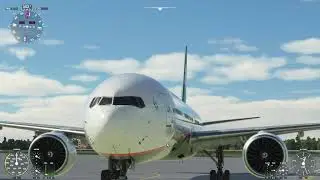 MS Flight Simulator 2020 CaptainSim 777-300ER Salty compatibility Mod. Cold and dark (KDAL-KHOU)