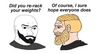 Did you re-rack your weights?