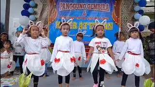  tema binatang (tarian kelinci) #anakpaud #anakhebat #anakcerdas #ceria #fyp 