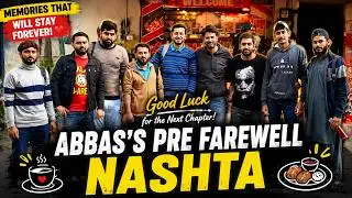Abbas's Pre Farewell Nashta Scene | Agent Abbas Vlogs | Mian G Official