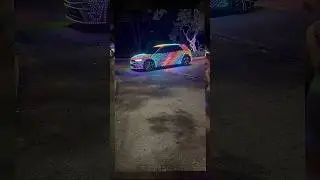 2025 Ioniq 5N and it&rsquo;s lights ! #johnfleet #automobile #ioniq5n #evperformance #christmaslights
