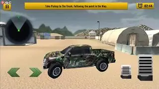 US Army Car Transport Simulator 2019 - 4x4 Army Truck Games - Android Gameplay FHD
