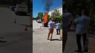Demonstration of the Fogmaker fire suppression system for mobile and fixed plant-2 www.USSC.com.au