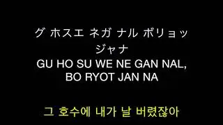 BTS Singularity KARAOKE Higher Key カラオケ Lyrics in English, カナルビ (Japanese) and Korean (女性用) (방탄소년단)