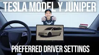 Tesla Model Y Juniper: предпочтительные настройки драйвера