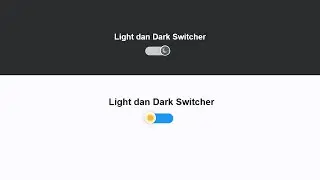 Light/dark theme toggle with CSS and JavaScript - Toggle button javascript