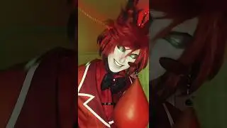 Love him #hazbinhotel #hazbinhotelcosplay #cosplayer #alastorcosplay