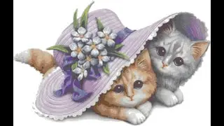 Cat Face 5| Counted Cross Stitch Patterns/ Printable Chart PDF Format Needlework Embroidery