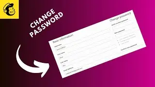how to change password on mailchimp