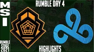 PGG vs C9 Highlights | MSI 2021 Rumble Group Day 4 | Pentanet vs Cloud9