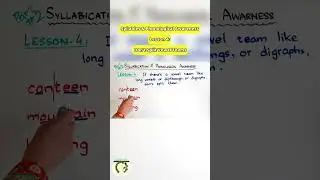 Phonological Awareness for Kids | Don&rsquo;t Split Vowel Teams | Syllabication Lesson 4