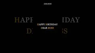 Happy Birthday to Our Leader, Mentor & Inspiration! 🎂📸 | From Team Dark Room