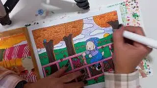 BOBBIE GOODS - DIAS FRIOS - PASSEIO DE BIKE#colorindo #adultcoloring #bobbiegoodscoloringbook