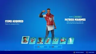 Copping PATRICK MAHOMES Bundle in Fortnite