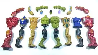 MARVEL ASSEMBLE TOYS HULK SMASH VS THANOS ARMOR VS HULK BUSTER VS THANOS...