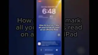 How to quickly mark all your email as read on an iPhone or iPad #email #apple #tech #shorts #fyp