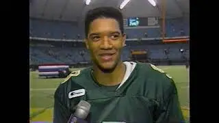 1987 Grey Cup post game ITV