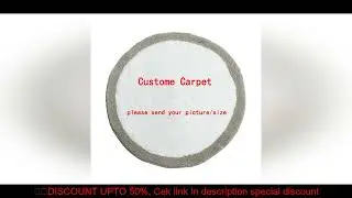 Customized Tufted Rug for AJ Soft Plush Round Square Irregular Cartpet Bath Mat Doormat