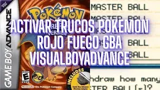 C&oacute;mo Activar Trucos en Pok&eacute;mon Rojo Fuego | VisualBoyAdvance GBA