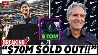 2 MIN AGO: Shohei Ohtani's NIKE Logo Shirt CRASHES Sales Records - $70 MILLION SOLD OUT!