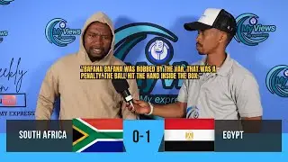 AFCON: South Africa 0-1 Egypt / Moh Salah with the penalty spot goal / Bafana denied penalty.