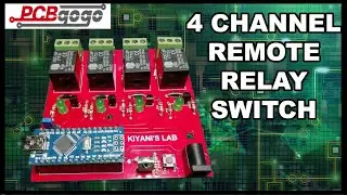 How to make 4 channel ir remote switch |  PCBGOGO.com