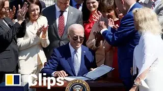 Biden signs US$280 billion act to boost high-tech manufacturing and research