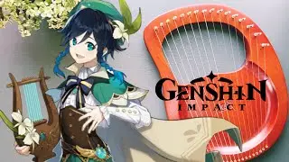 Genshin Impact - Reminiscence (Main Theme) | LYRE Harp (with notes)