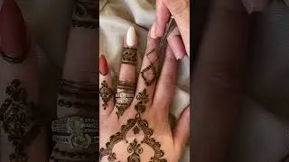 Beautiful Mehendi Design💕#shorts #henna #stylishhenna #simplehenna #YT credit hennailss #arabichenna