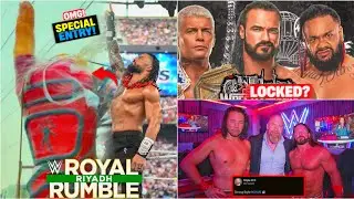 OMG! Roman Reigns SPECIAL ENTRANCE For Royal Rumble... Triple Threat Match WrestleMania 42...