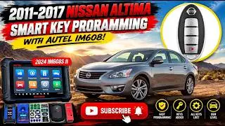 How to program smart key on a 2011-2017 Nissan Altima using Autel IM608