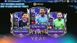 🔥TOTY DEFENDER GUIDE IS HERE 💥 WIN ALL &times;500 DEF POINTS⚡ AND WIN THE FINAL ⚡