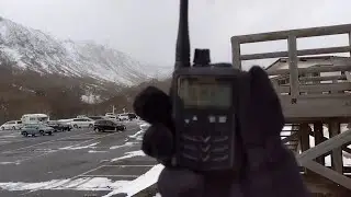 山と特小と私 DJ-P321LでCQ 那須岳大丸駐車場